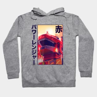 power Rangers Comic Boom Red Ranger Dinozord Kanji Poster T-Shirt Hoodie